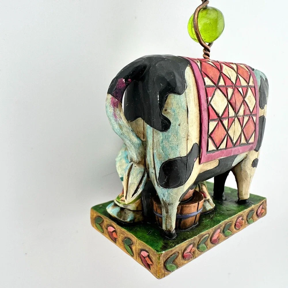 8 Maids Milking Jim Shore Heartwood Creek 12 Days of Christmas Ornament 2005